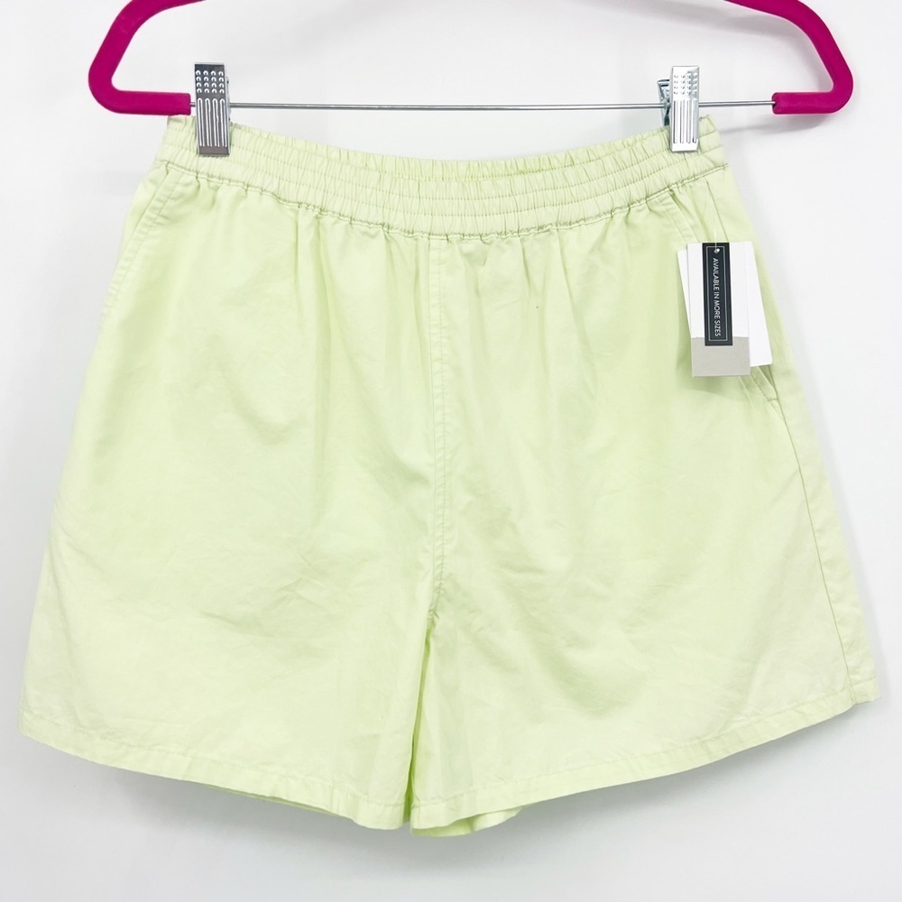 BP. Boyfriend Pajama Boxer Shorts Lime Green Pockets XS